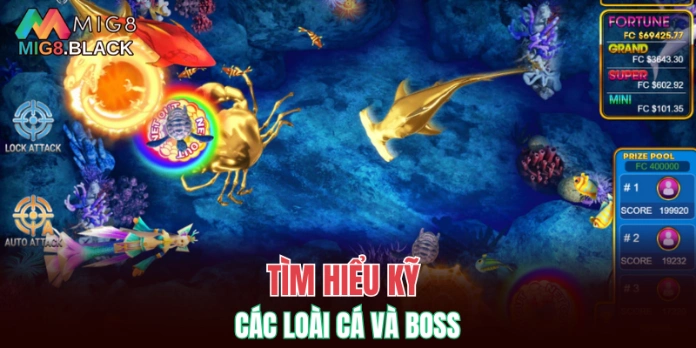 Bắn Cá MIG8 5 Tìm hiểu kỹ các loài cá và boss